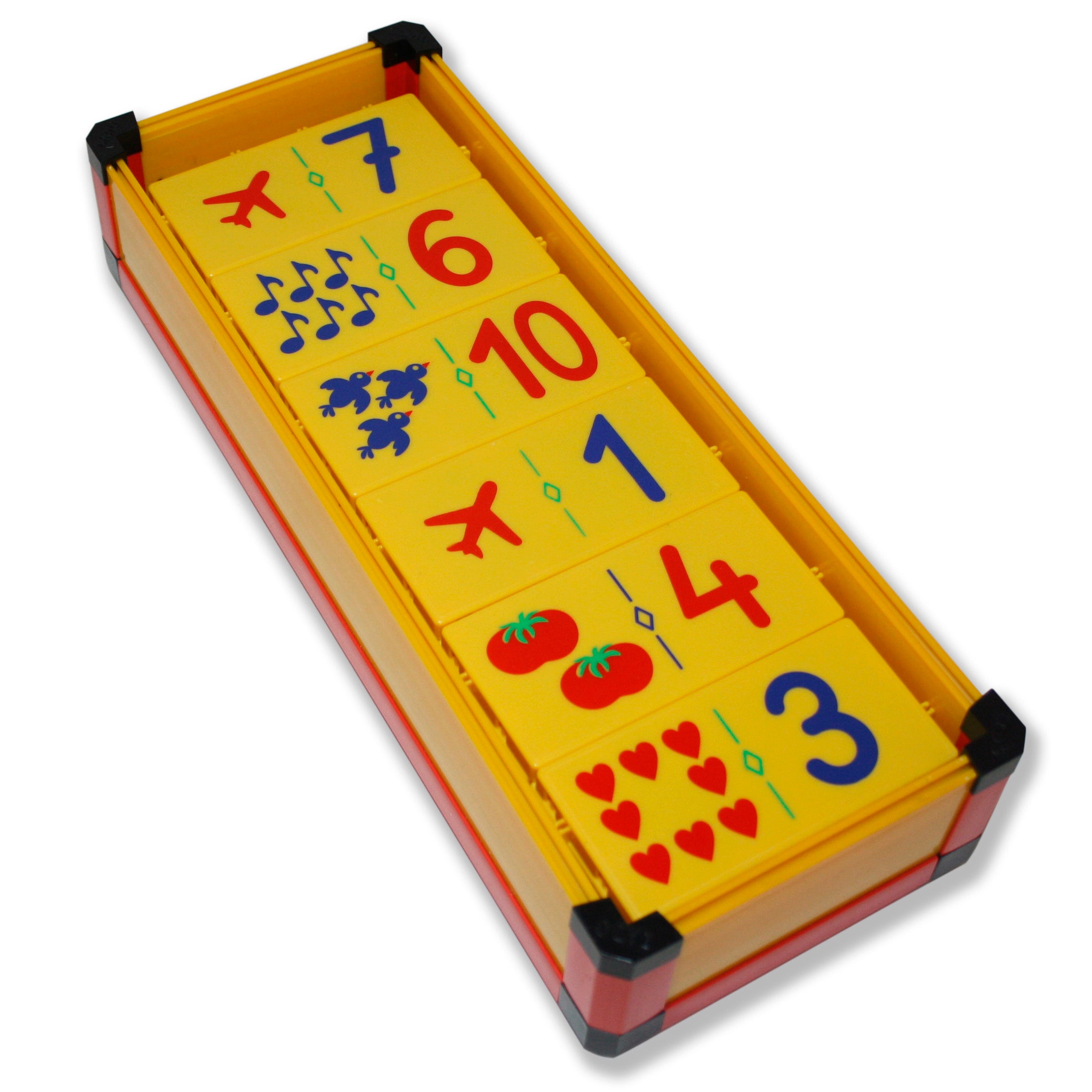 "Multimás+" ➡️ Pzs encajables. Dominó Número - Cantidad